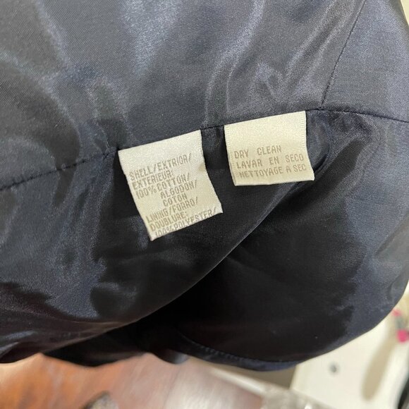 JONES New York suit jacket 8 navy double breasted fully lined women. - Picture 3 of 8